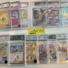 pokemon cards  graded lot
