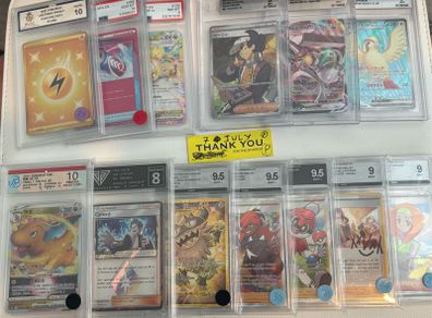 pokemon cards  graded lot