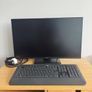 Dell 27 Adjustable Monitor + Logitech Wireless QWERTY Keyboard Image 2