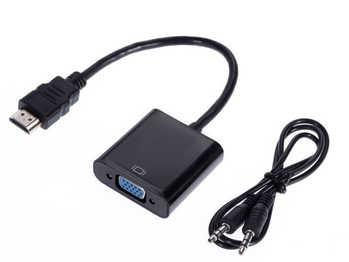 Hdmi  To Vga Adapter Converter 1080p With Audio