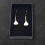Vintage 925 Sterling Silver Teardrop Earrings Image 2
