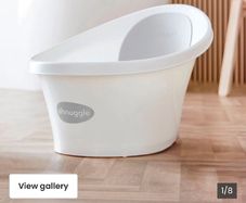 shnuggle baby bath white