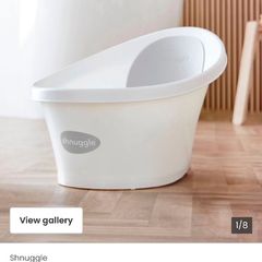 shnuggle baby bath white