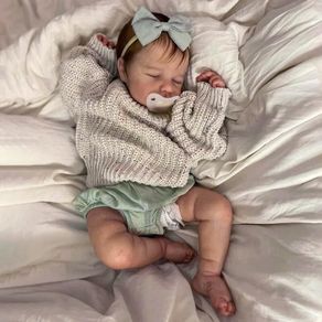 Reborn Baby Dolls Girls, 48CM Realistic Baby Doll, Full Silicone Babys, Real Iife Reborn Dolls, Lifelike Babys Doll For Girls With Accessories