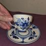 Hand Painted Blue Delft Cup and Saucer Image 6