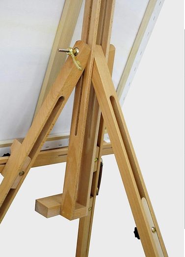 Wooden Easel Portable/Artist Outdoor Easel - Beech Wood Canvas Stand Foldable Tripod - Max Height up to 191cm - Storefront Sign Easel - Sketching Painting Stand (FREE POSTAGE)