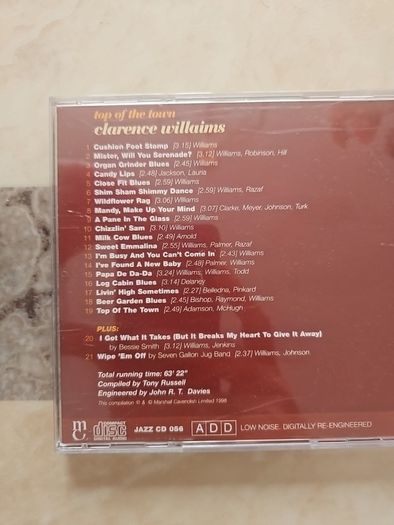 Clarence Williams CD - Jazz Greats