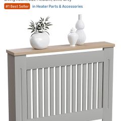 Radiator cover medium olive grey Vida Designs