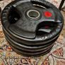 EZ olympic curl bar + weights, dumbells Image 3