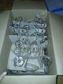 Box of wine glasses
