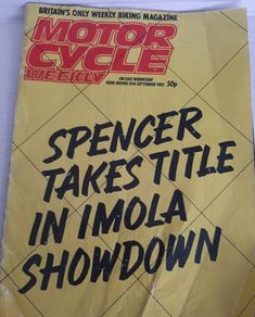 Vintage motor cycle magazine 1983