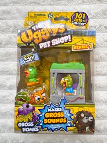 The Ugglys Pet Shop Gross Homes Cracker Parrot Exclusive Figure Series 1 Mini Figure Pack Damaged Box Please see photos