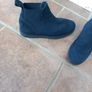 Tommy Hilfiger Navy Suede Boots S41 Image 5