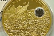 24 Karat Gold plated Proof German March revolution 1848