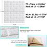 10pcs 3D Wall Sticker Imitation Brick Bedroom Decoration Waterproof Self Adhesive Wallpaper For Living Room Kitchen TV Backdrop Image 3