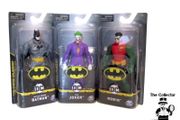DC Batman Robin Joker 6 Inch Action Figures Brand New Sealed Spin Masters DC Comics Batman Lot Of 3