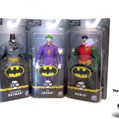 DC Batman Robin Joker 6 Inch Action Figures Brand New Sealed Spin Masters DC Comics Batman Lot Of 3