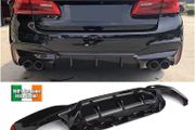 For BMW 5 Series G30 G31 2017-23 M-Sport Rear diffuser Gloss black