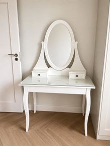 IKEA Hemnes dressing table with mirror white