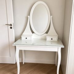 IKEA Hemnes dressing table with mirror white