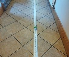 11ft ceiling mounted curtain rail