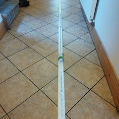 11ft ceiling mounted curtain rail