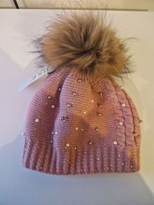 Ladies Hat - dusky pink
