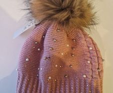 Ladies Hat - dusky pink