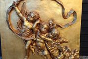 Large Vintage Angel Plaque