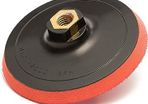 GLASS POLISH 12608 Hook and Loop Rotary Polisher Backing Pad, Rotary Sander Backer | Thread: M14x2 | 115 mm