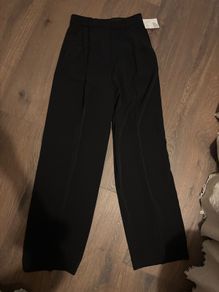 H&M black trousers size 8