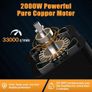 Smoothie Maker, 2000W Powerful Blender with 2L BPA Free Tritan Container, 8 Speeds Control 33000 RPM High-Speed, 4 Presets Jug Blender Mixer for Ice/Nut,Kitchen Image 4