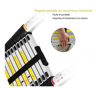 Telescop Ladder 3.2M Aluminum Telescopic Ladder Portable Home Ladder Adjustable Telescopic Straight Ladder Furniture