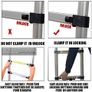 4.4M Telescopic Ladder Aluminium Telescoping  150kg 15 Rungs Image 5
