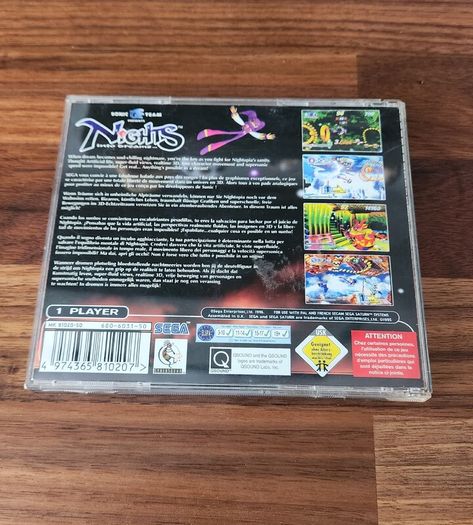 Nights Into Dreams Sega Saturn PAL - No Manual