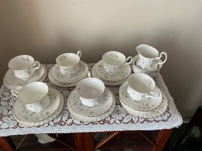Vintage Royal Albert tea set in the Meadow flower pattern