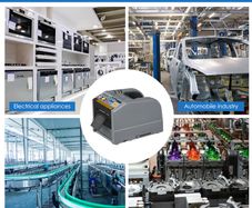 BRAND NEW Upgraded Automatic Tape Dispenser Electric 6-60mm Applicable Tape Width Adhesive Cutter Packaging Machine 220V/110V