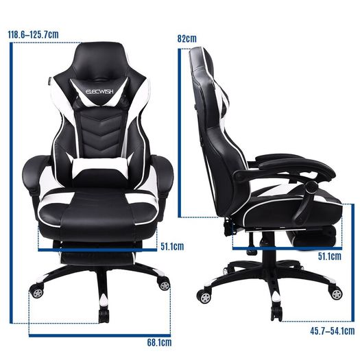 Ergonomic Swivel Gaming Chair | Elecwish