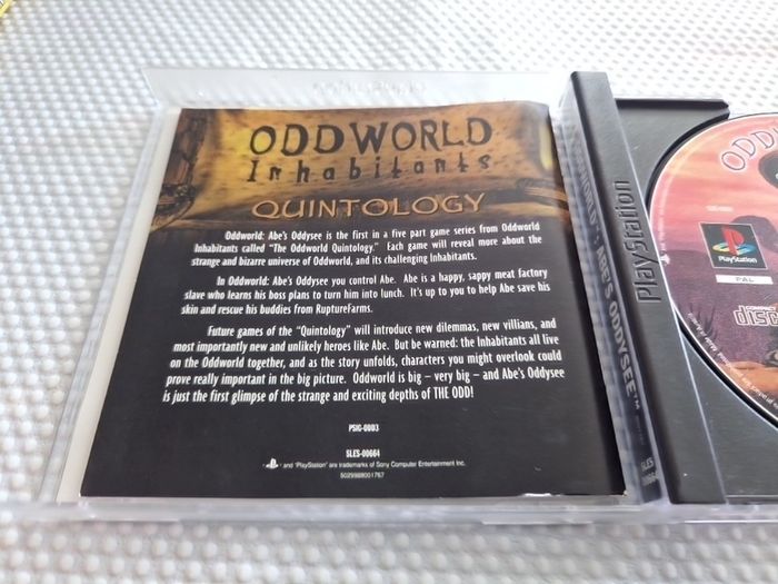 Oddworld Abe s Oddysee PlayStation1 Ps1 PlayStation2 Ps2 Games Original