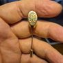 Vintage Monogram H Gold Tone Stick Pin Lapel Hat Coat Jacket Scarf Image 2