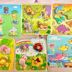 wooden jigsaw puzzle bundle