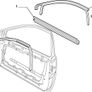 RH Weather Strip (Fiat Stilo) Image 2