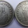 Helvetia Switzerland 2 Silver Swiss Minted Coins Image 4