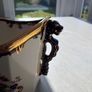mason blue Mandalay  planter with dragon handles Image 3