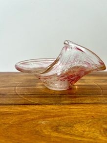 Studio Glass Wave Shape Bowl