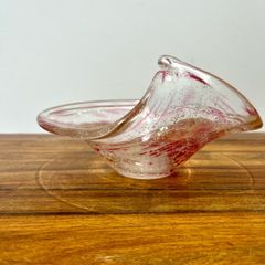 Studio Glass Wave Shape Bowl