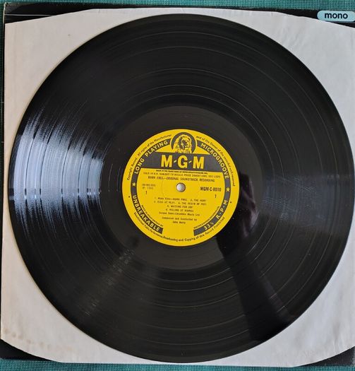John Barry - Born Free (Original Sound Track Recording) Vinyl LP (1966)  UK 1st Pressing Soundtrack Score EX+