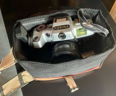 Two old cameras. And flash