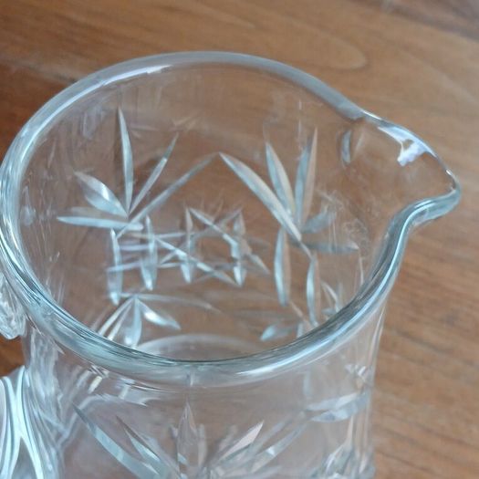 Pitcher cut glass