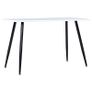 7 Piece Dining Set Plastic Red Image 2